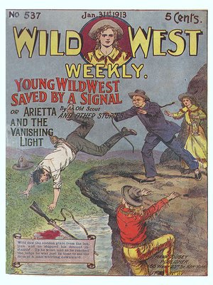 cover image of Young Wild West Saved by a Signal